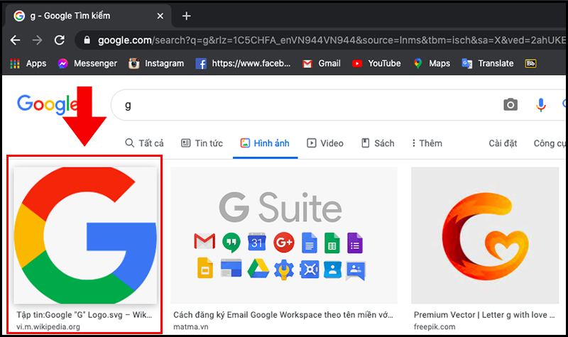 hình ảnh tải ảnh trên chrome